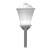 Светодиодный светильник VARTON парковый Omni-T торшерный 40 Вт черный/серый муар