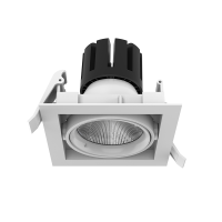 Светодиодный светильник "ВАРТОН" DL-TETRIS поворотный 35° 165*165*140mm 40W 3000K IP20